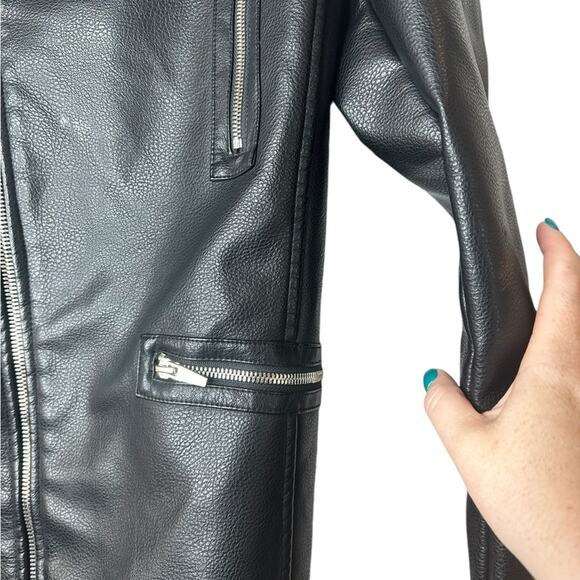 Zara Man Leather Jacket XL - Picture 4 of 7